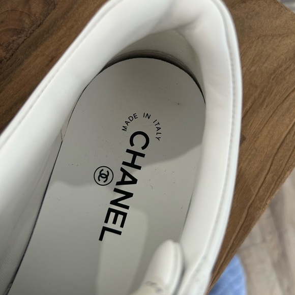 CHANEL 2024 white tennis sneakers size 39 - Picture 3 of 15